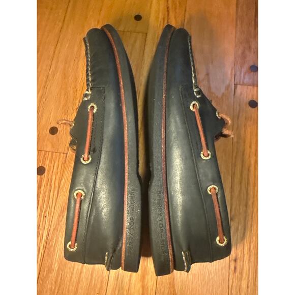 Sperry Gold Cup Boat Shoes Navy Leather Mens Sz 9.5 Authentic main image 6